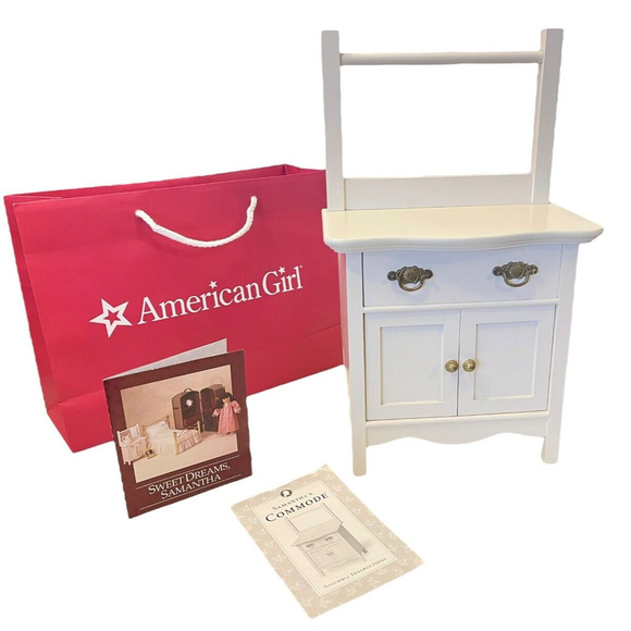 American Girl Pleasant Company SAMANTHA COMMODE + Pamphlets Nightstand Dresser! - Picture 1 of 12